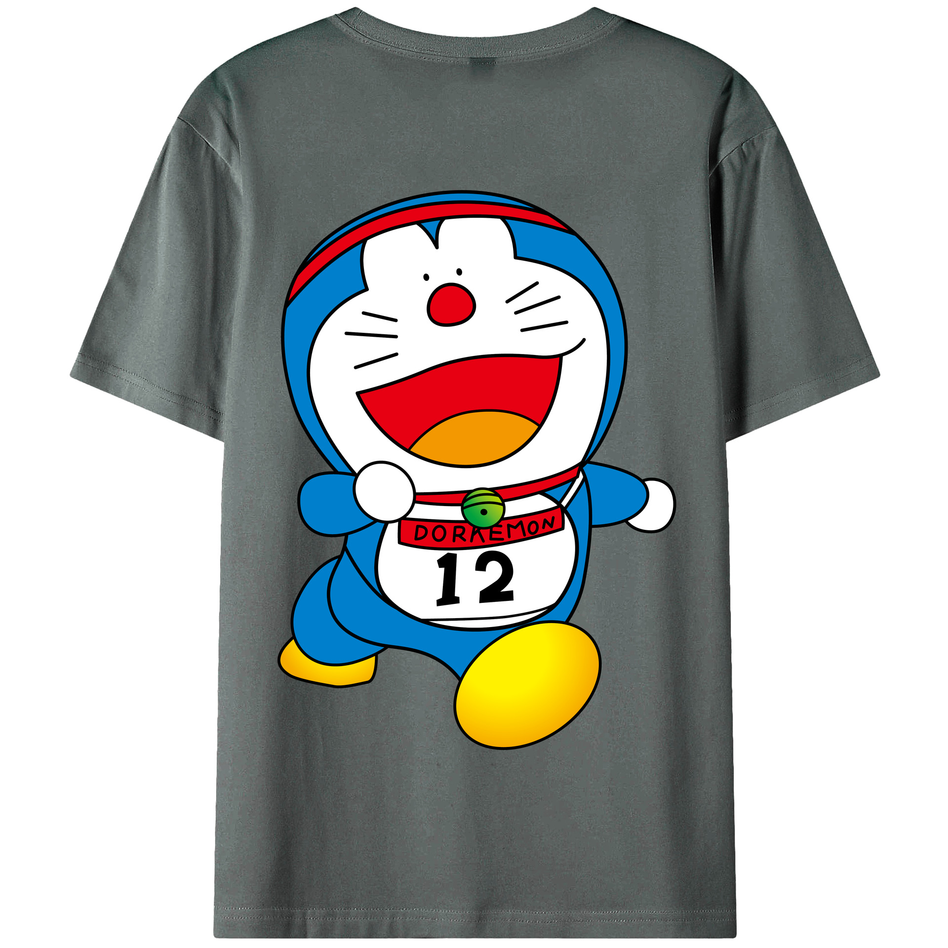 （画像用） ドラえもん Doraemon 綿100％半袖Tシャツ（背面プリント）